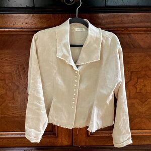 Krista Larson linen shirt/jacket, OSFA